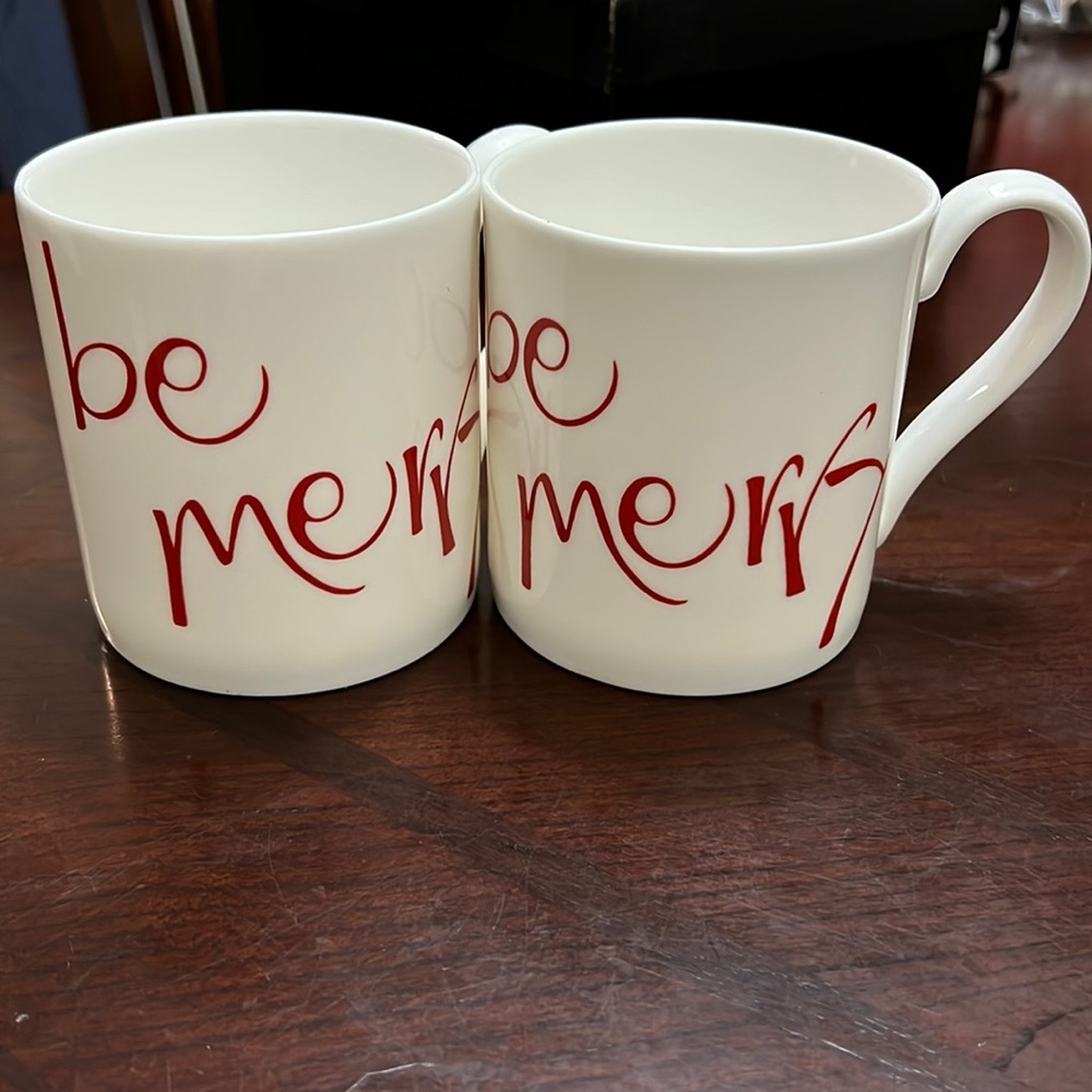 Wedgwood be merry mugs